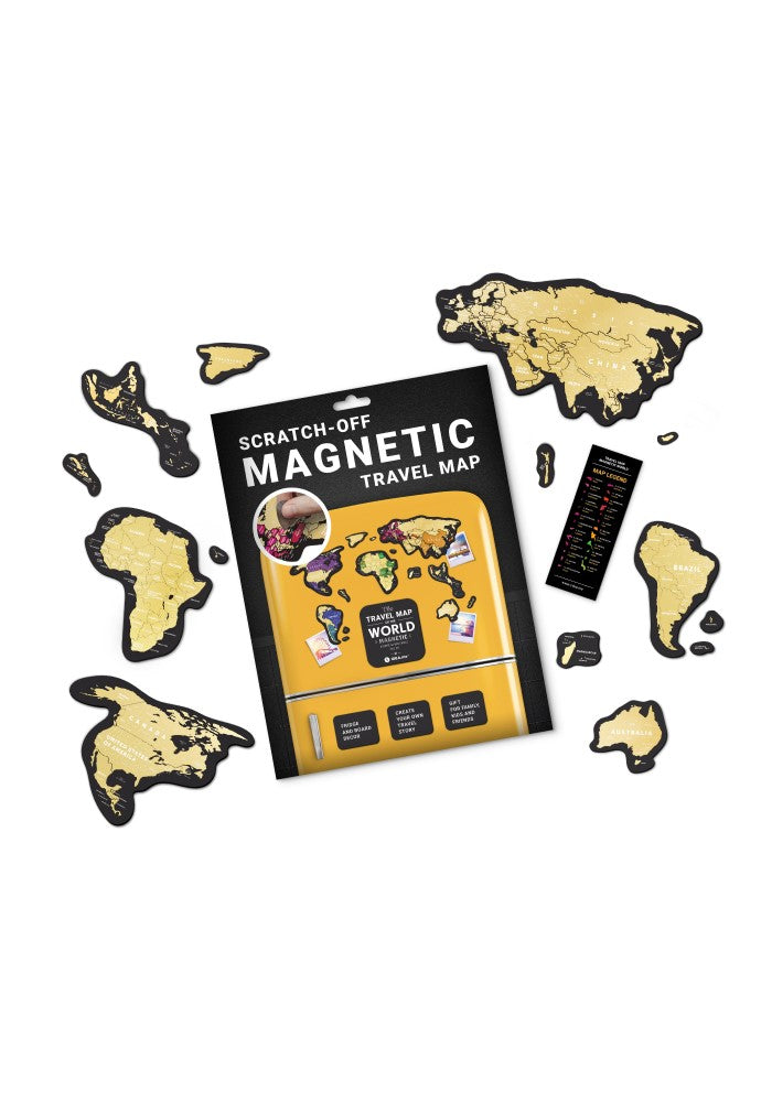 Heimskort - Travel Map Magnetic World