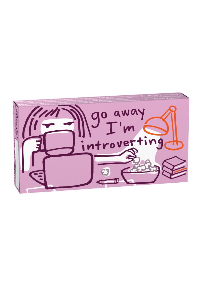 Go Away Im Introverting - Tyggjó